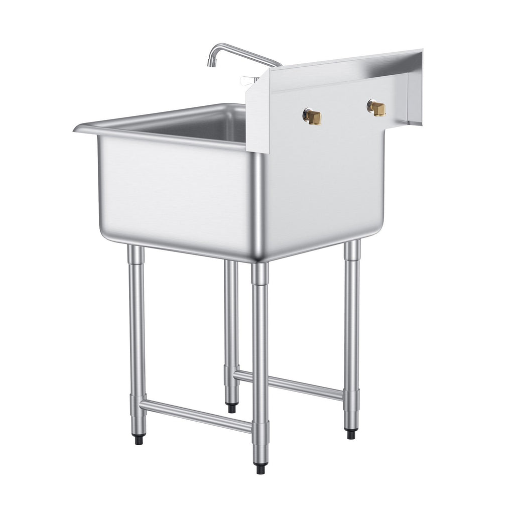 Nerūdijančio plieno plautuvė VEVOR S1C-242413, 686x610x1041 mm