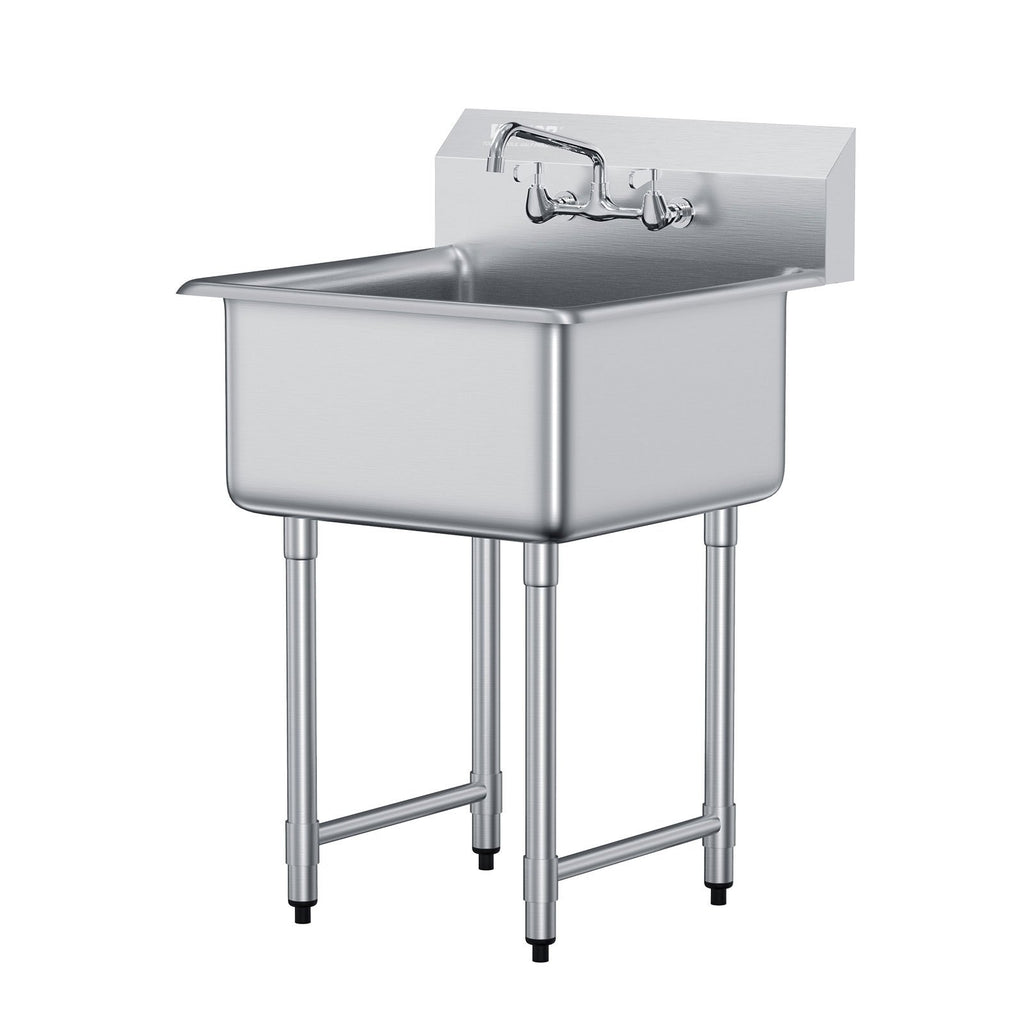 Nerūdijančio plieno plautuvė VEVOR S1C-242413, 686x610x1041 mm