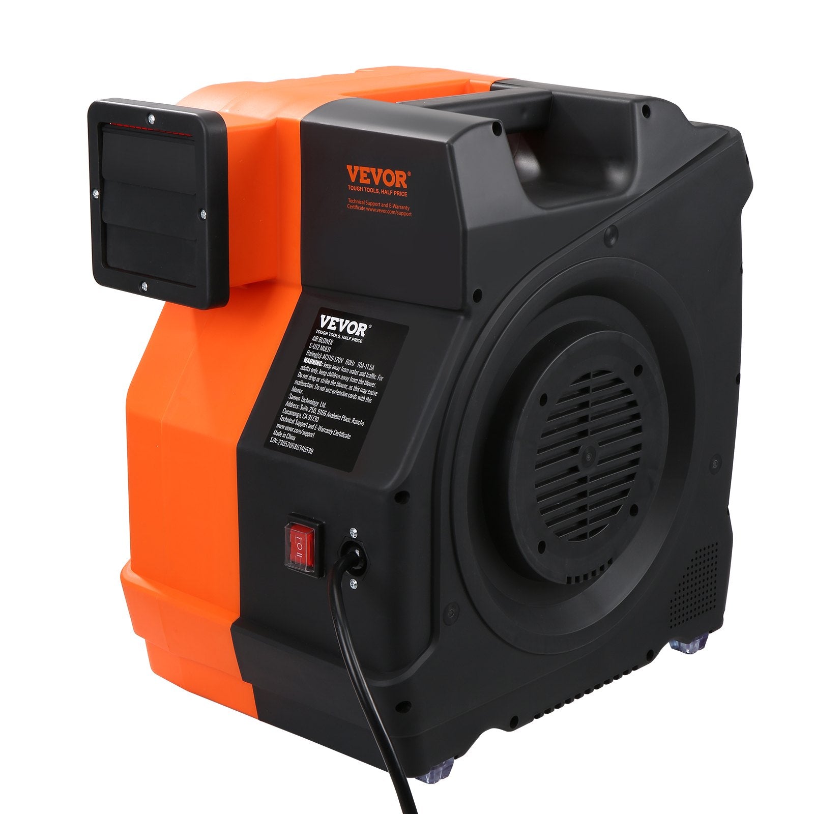 Oro pūstuvas pripučiamoms konstrukcijoms VEVOR S-U11 Multi, 1100W