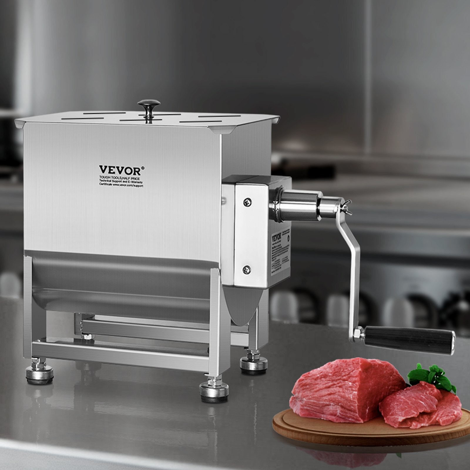 Mechaninė mėsos maišyklė VEVOR BX-20, 20 l talpa