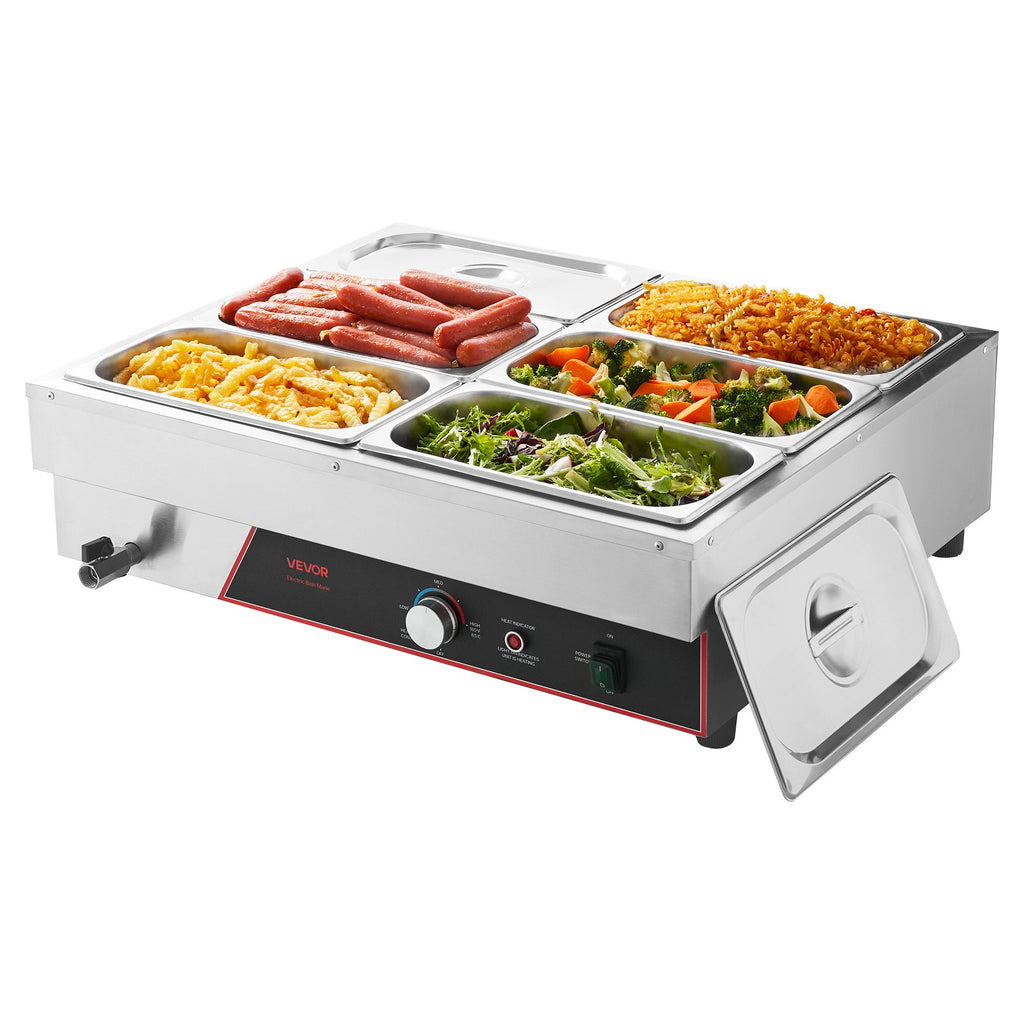 Elektrinis maisto šildytuvas (marmitas) VEVOR SKT1/1*2, 1500W