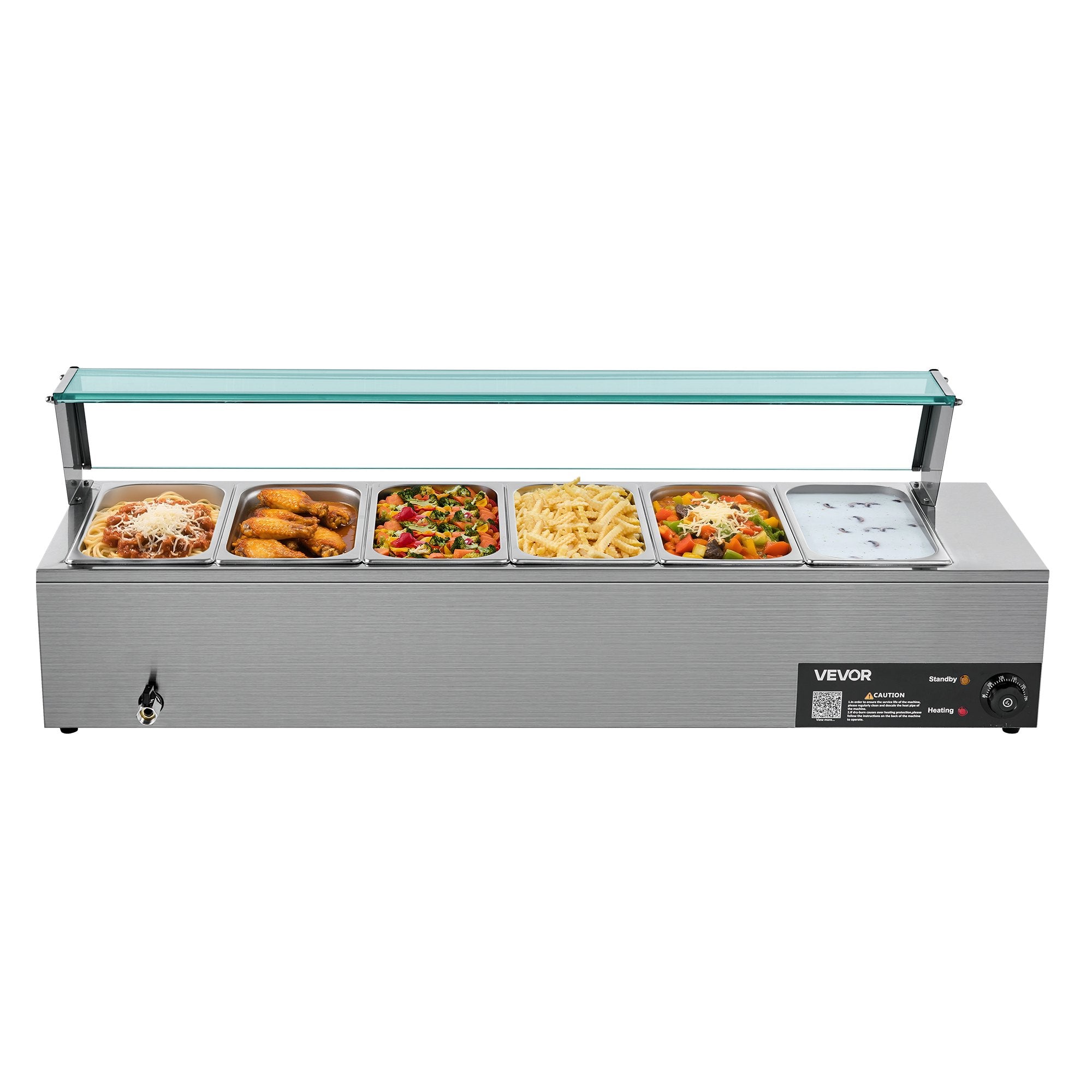 Maisto šildytuvas (Marmitas) VEVOR M-2316, 1500 W