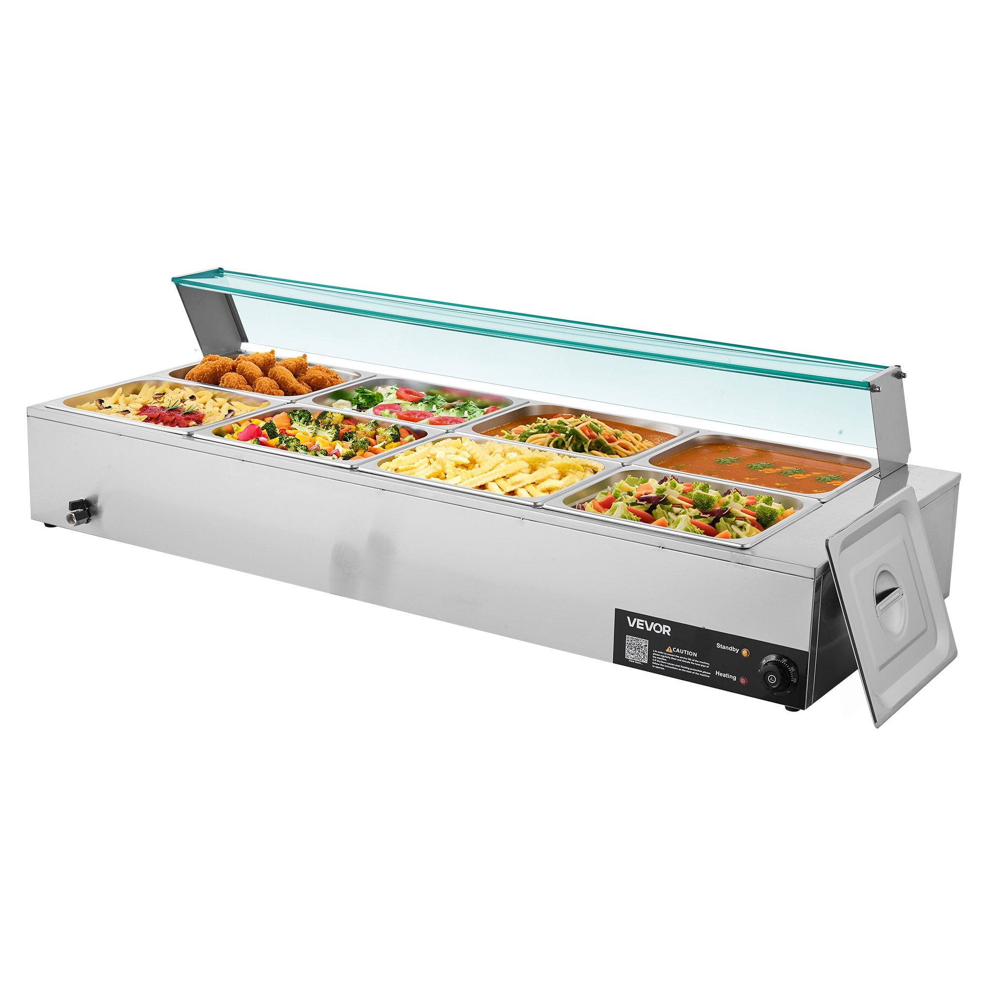 Maisto šildytuvas (marmitas) VEVOR M-2224, 1700W