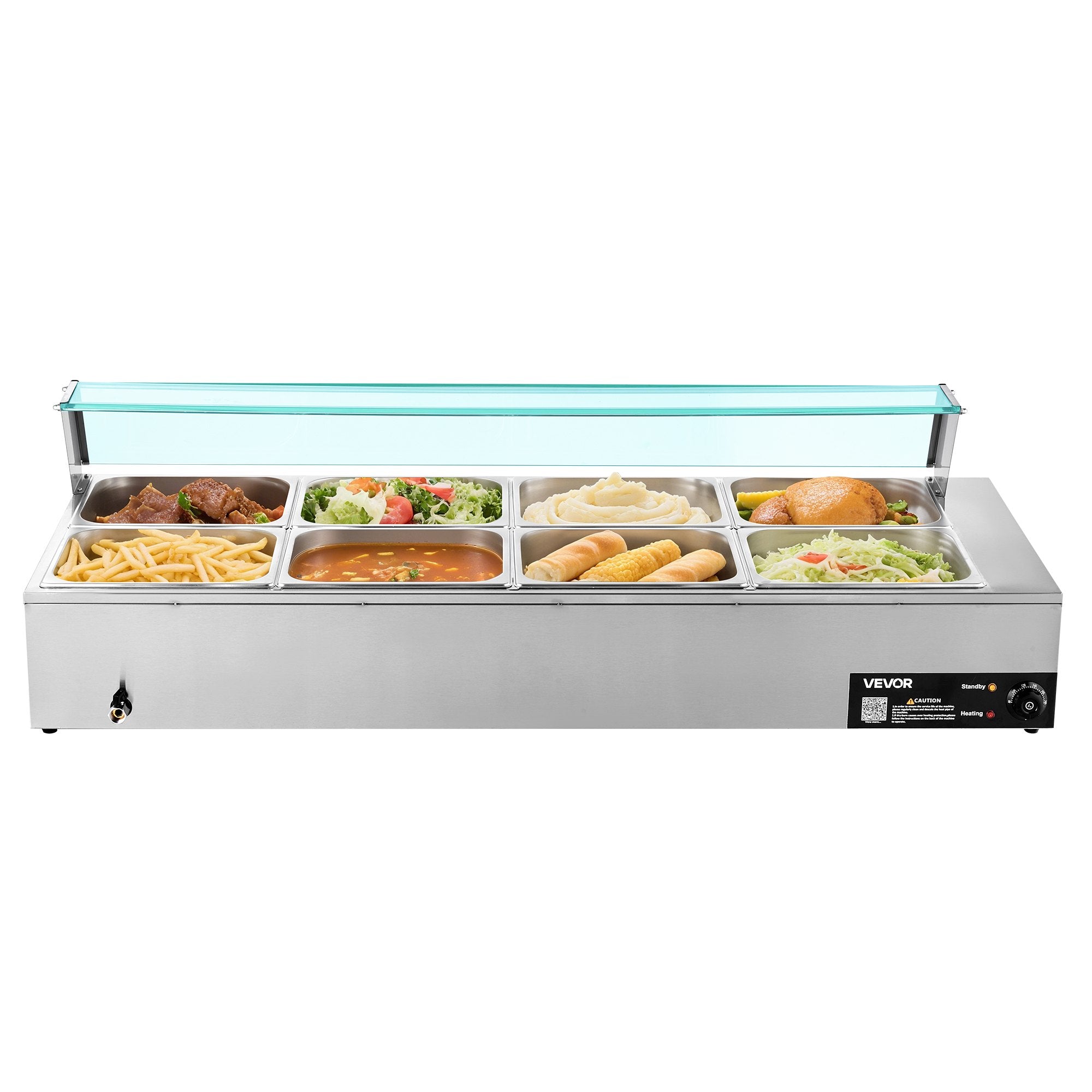 Maisto šildytuvas (marmitas) VEVOR M-2224, 1700W