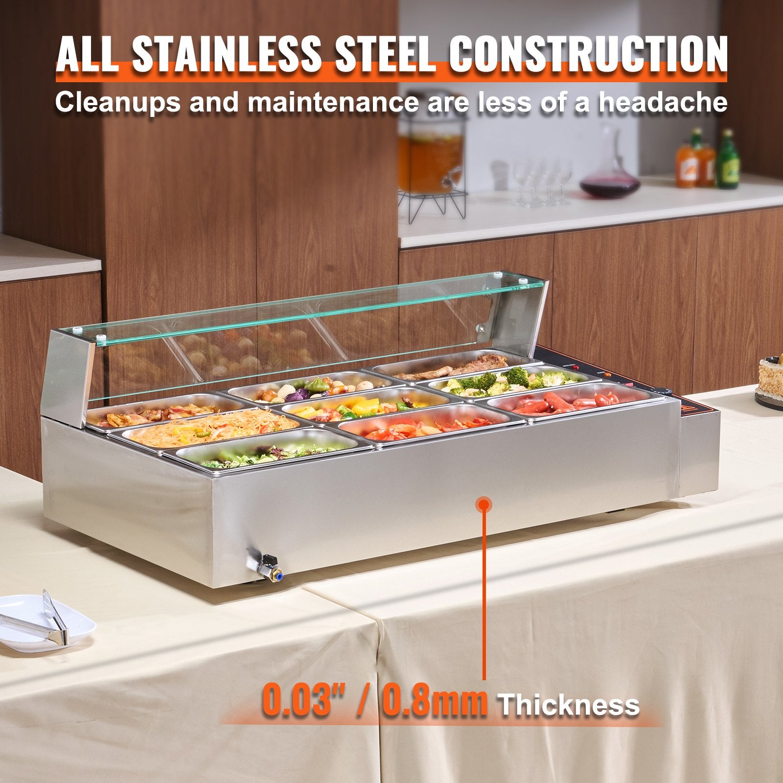Maisto šildytuvas VEVOR SC-TC-319, 1500 W