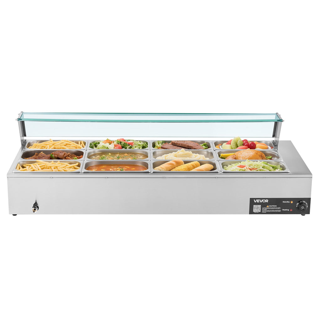 Maisto šildytuvas (Bain Marie) VEVOR M-2334, 1700W