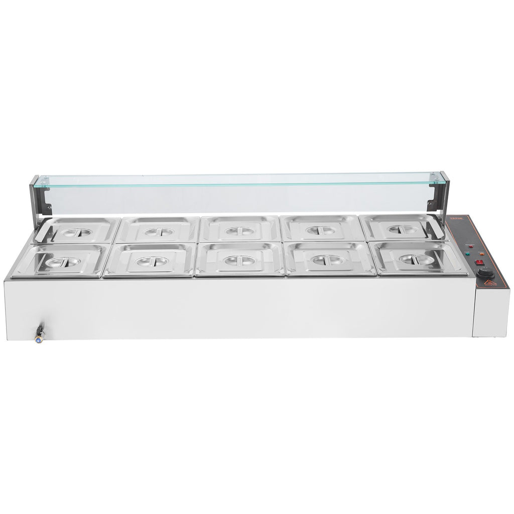 Elektrinis maisto šildytuvas VEVOR SC-TC-2110, 10 x 7,6 l talpa