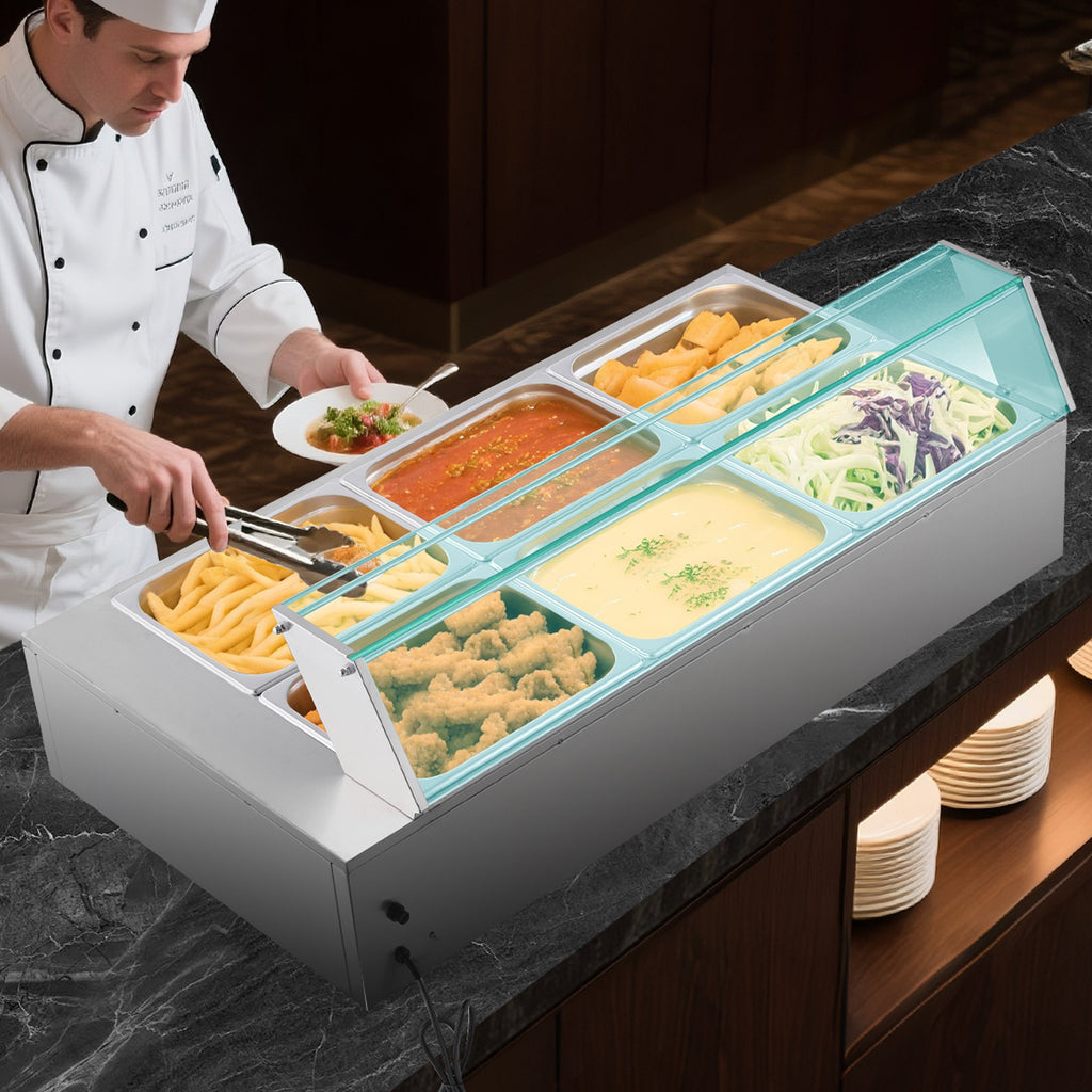 Maisto šildytuvas (Bain Marie) VEVOR M-2223, 1500W
