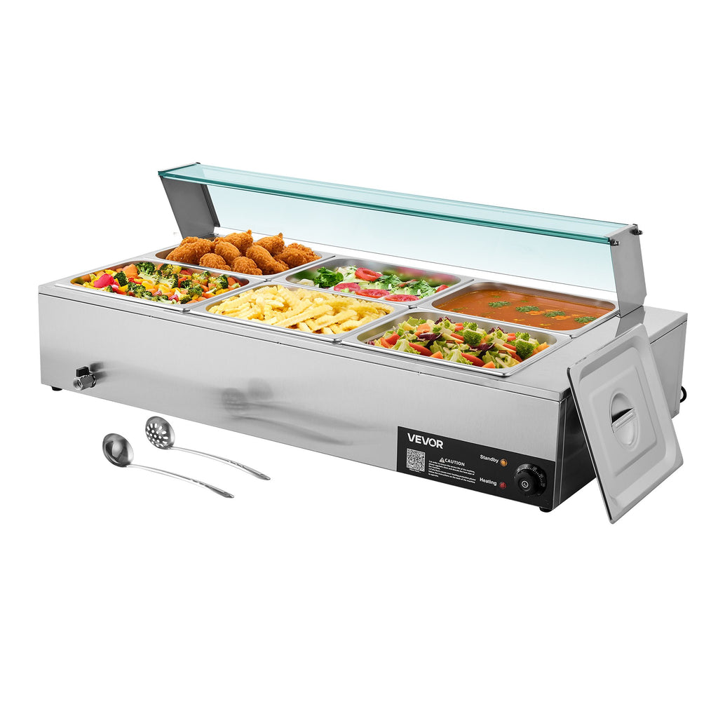 Maisto šildytuvas (Bain Marie) VEVOR M-2223, 1500W