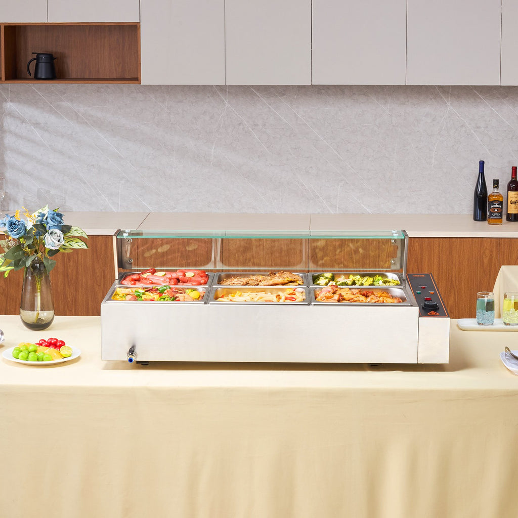 Maisto šildytuvas (Bain Marie) VEVOR SC-TC-216, 1500W