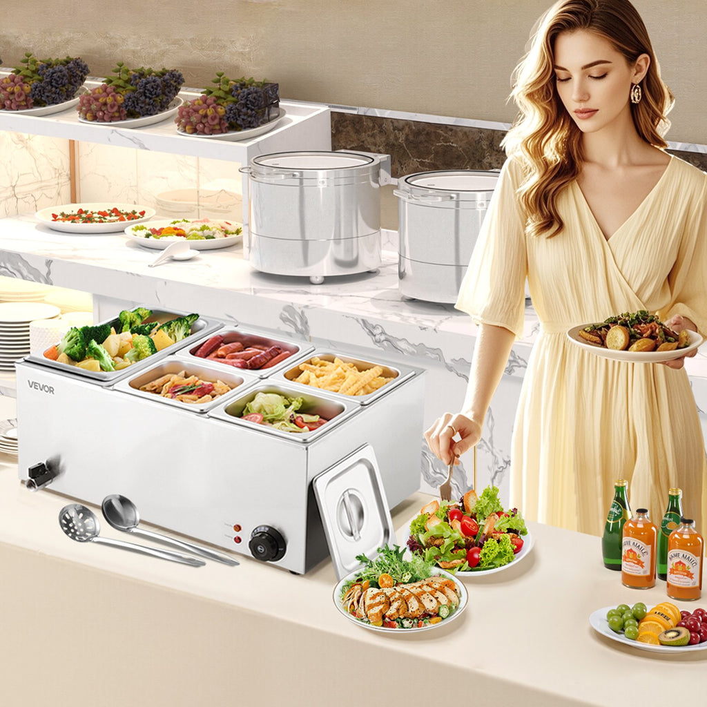 Maisto šildytuvas (Bain Marie) VEVOR M-112, 1200W
