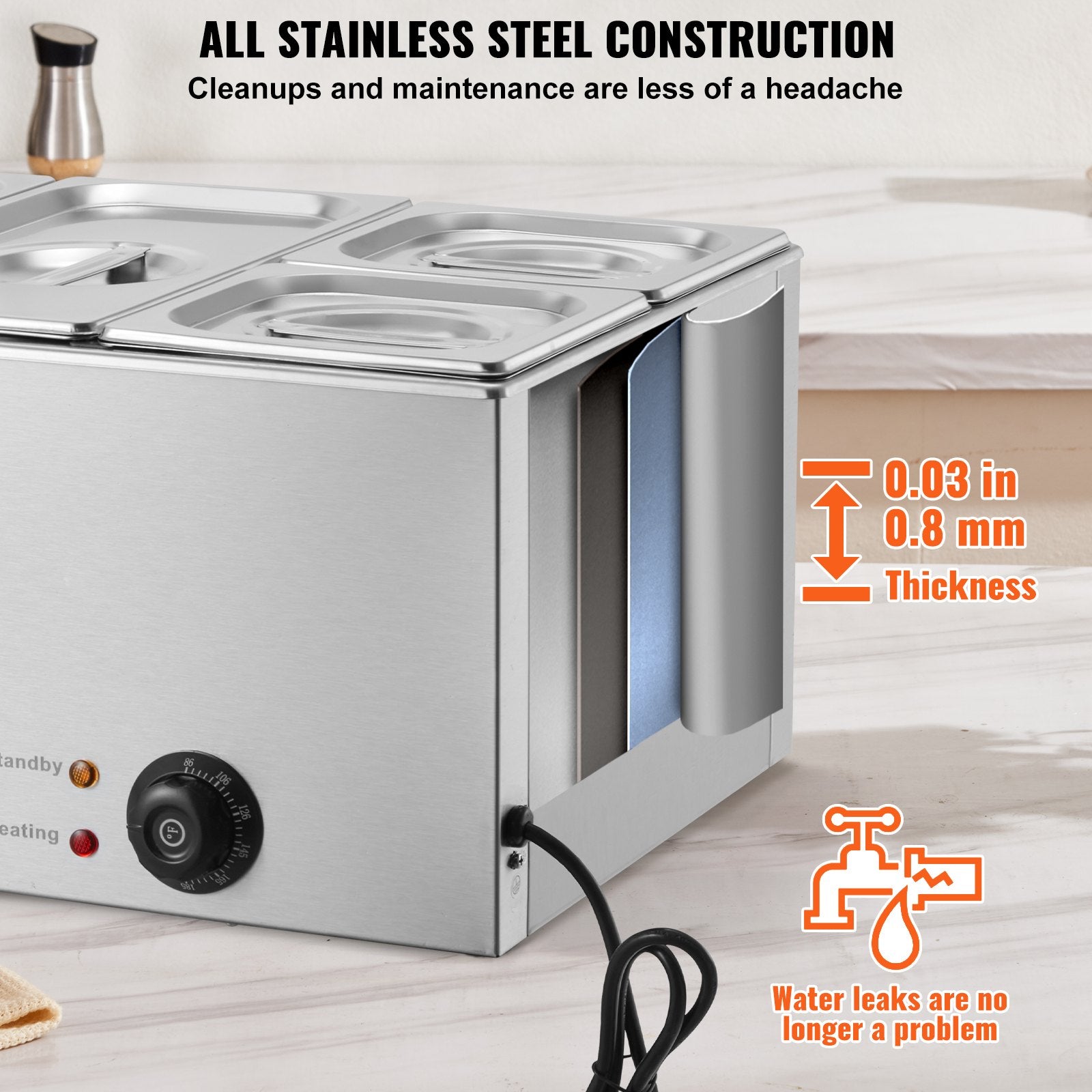 Maisto šildytuvas VEVOR M-112, 1200W