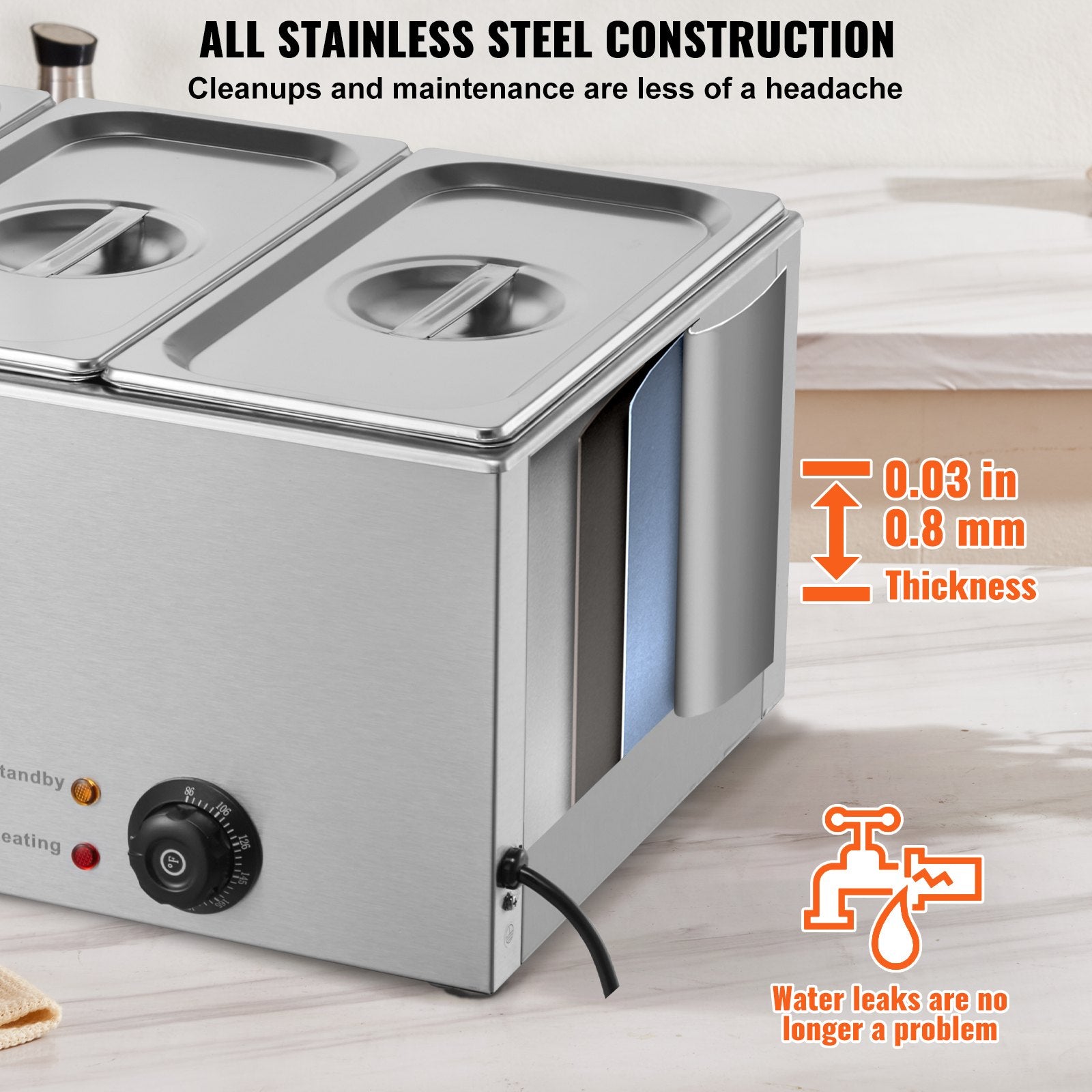 Maisto šildytuvas VEVOR M-112, 1200 W