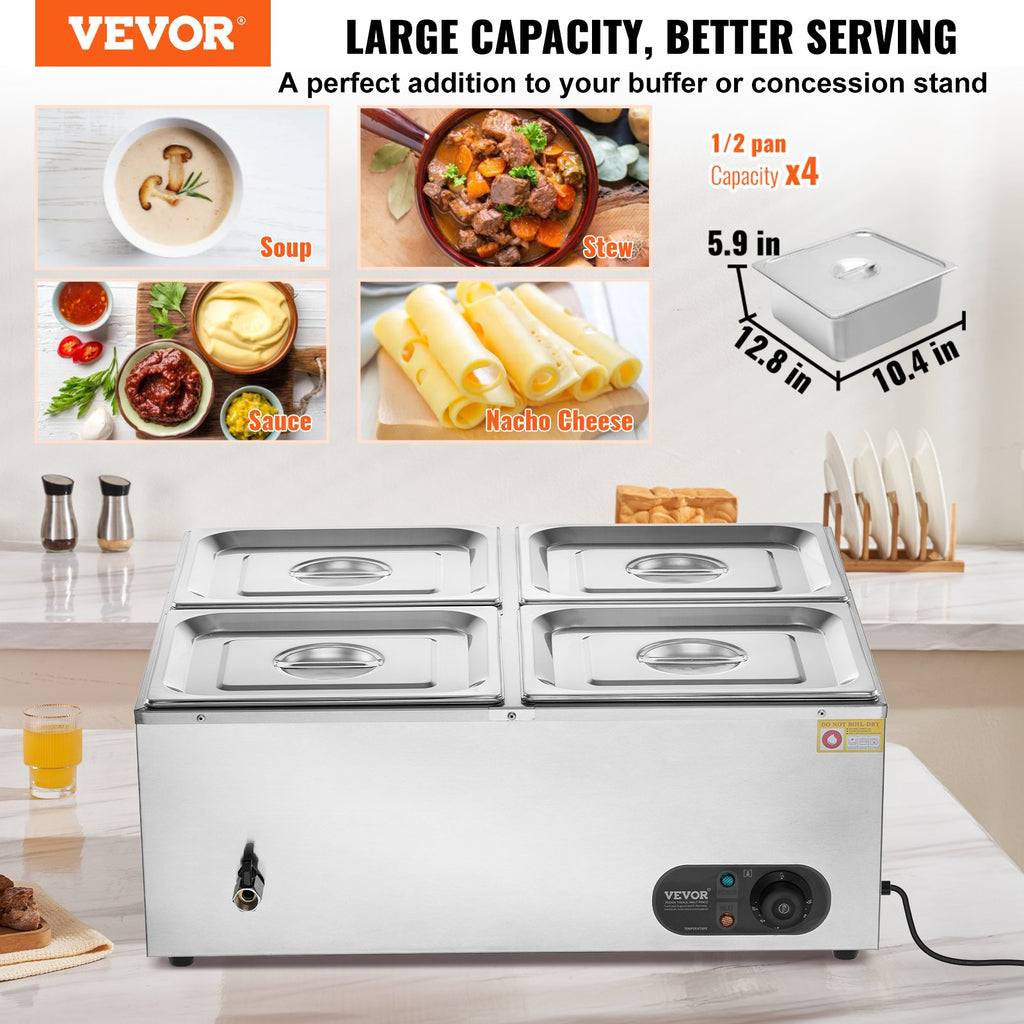 Maisto šildytuvas VEVOR HT-6V, 1500W