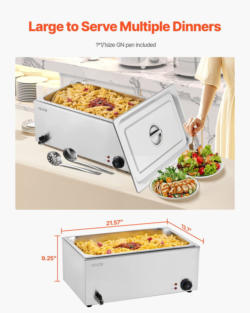Maisto šildytuvas VEVOR M-112, 1200W