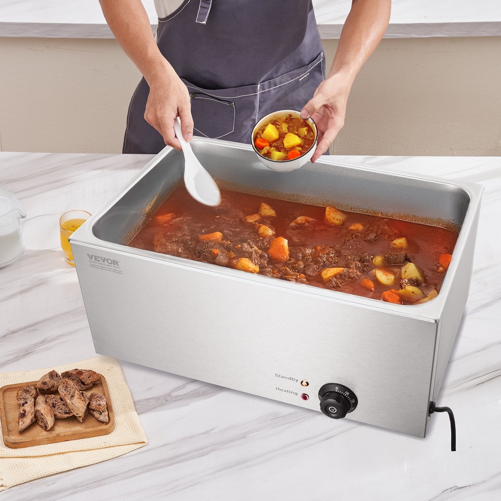 Maisto šildytuvas VEVOR M-100, 18 l, 1200 W