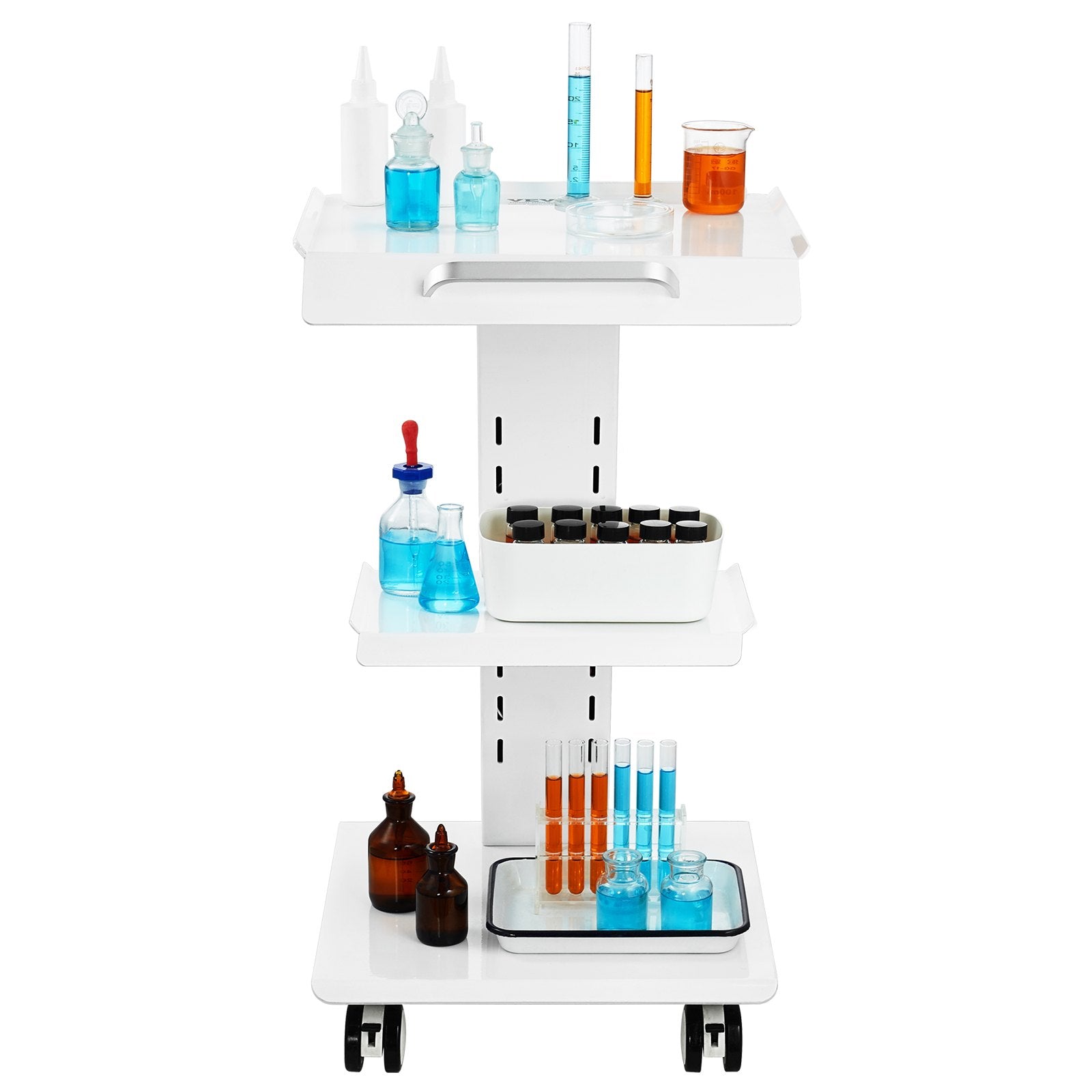 Laboratorinis vežimėlis VEVOR K-SH001, 100 kg apkrova