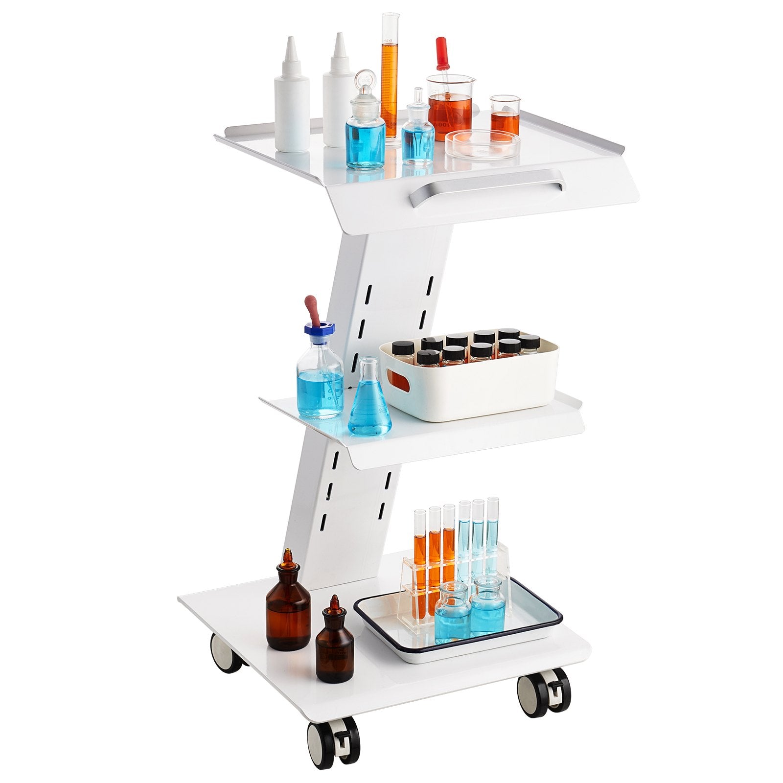 Laboratorinis vežimėlis VEVOR K-SH001, 100 kg apkrova
