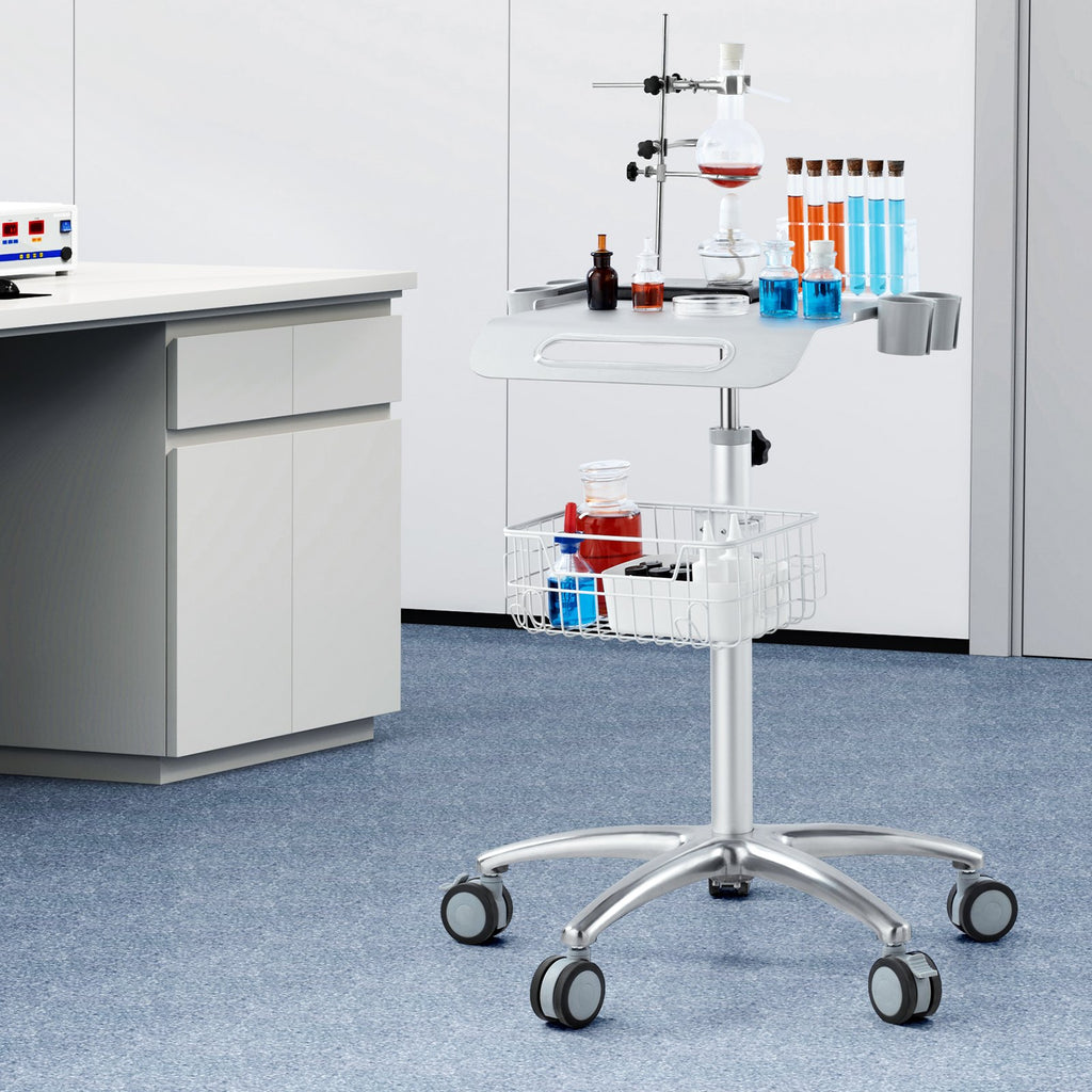 Medicininis ir grožio salonų vežimėlis VEVOR K-SH003, reguliuojamas aukštis 680–1090 mm