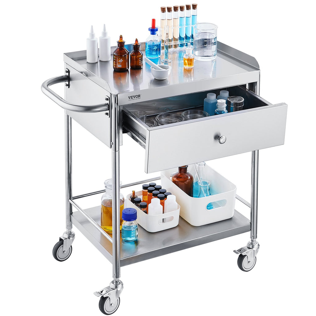 Medicininis vežimėlis VEVOR 141002, 100 kg apkrova