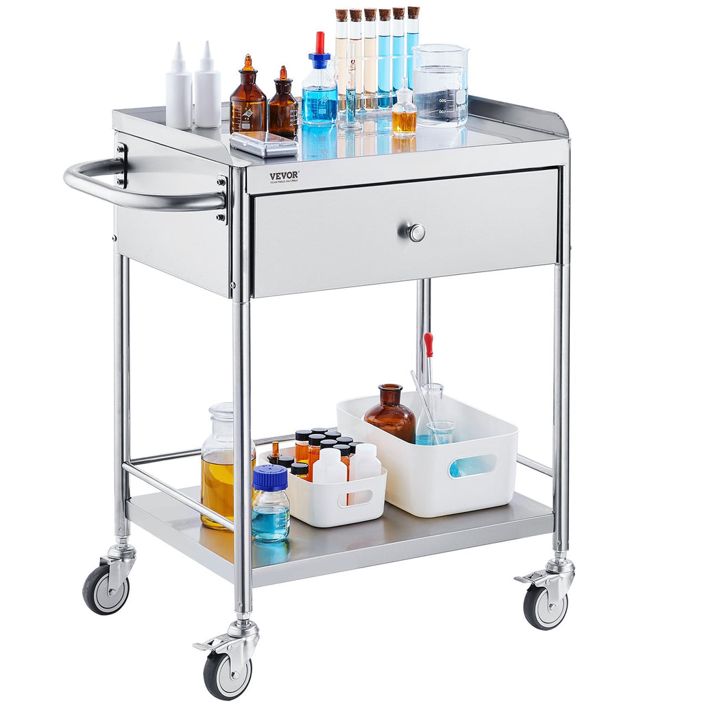 Medicininis vežimėlis VEVOR 141002, 100 kg apkrova