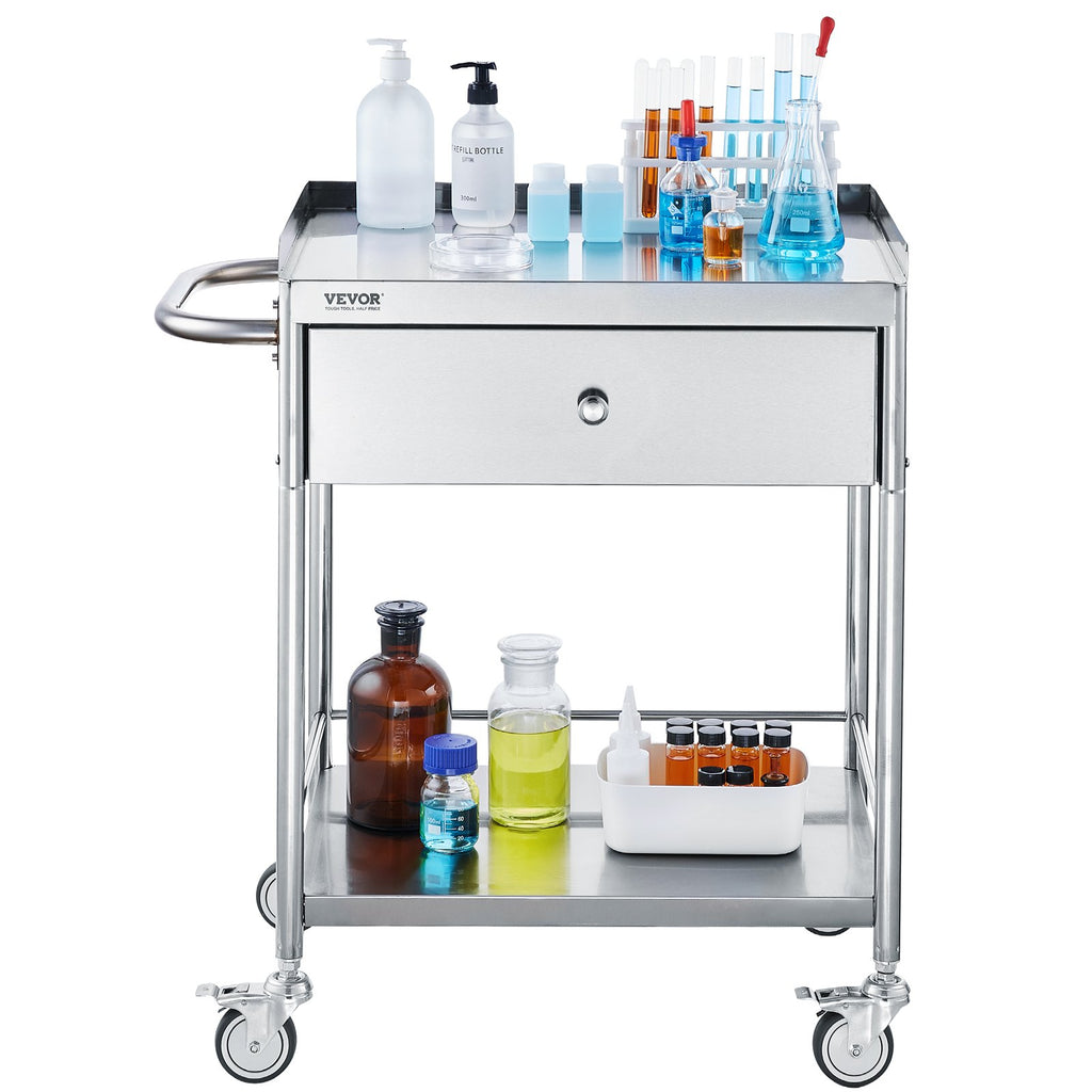 Medicininis vežimėlis VEVOR 141002, 100 kg apkrova