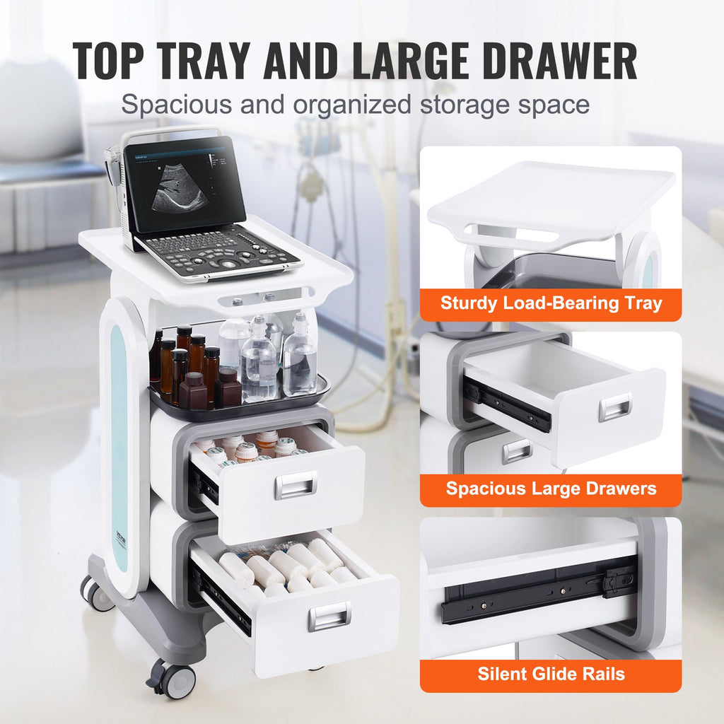 Laboratorinis vežimėlis VEVOR FY-1T2C, 50 kg apkrova
