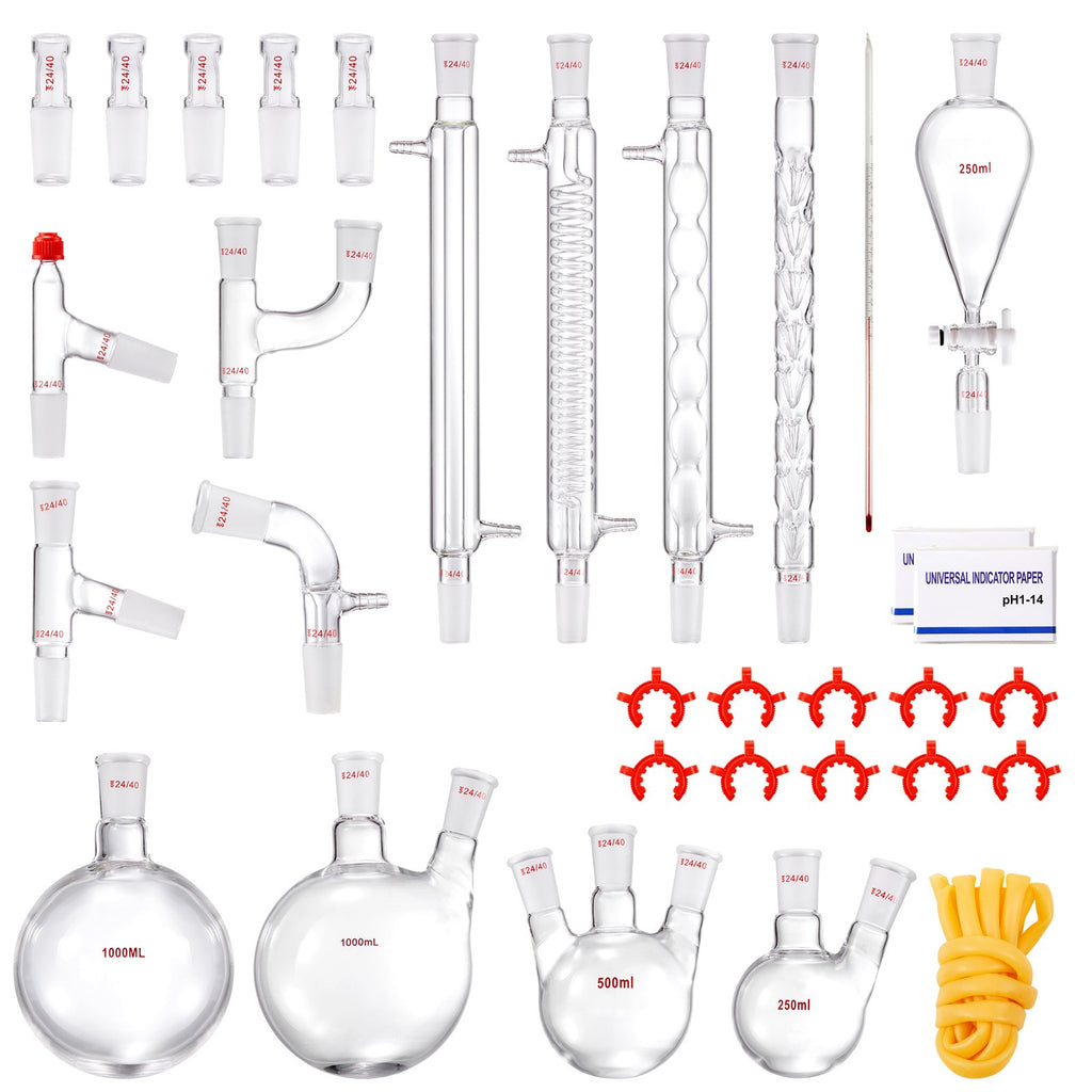 Laboratorinis distiliavimo rinkinys VEVOR YHEO-7, 1000 ml