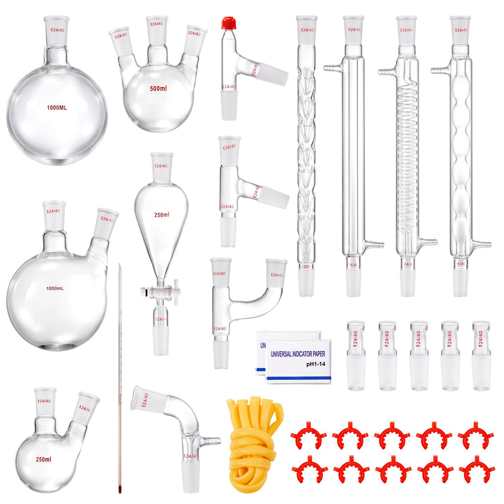 Laboratorinis distiliavimo rinkinys VEVOR YHEO-7, 1000 ml