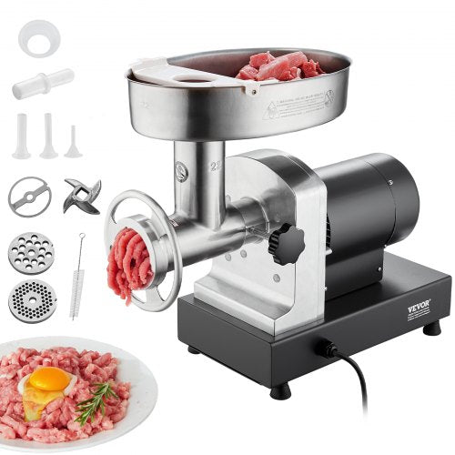 Elektrinė mėsos malimo mašina VEVOR 1A-EG822, 6,35 kg/min