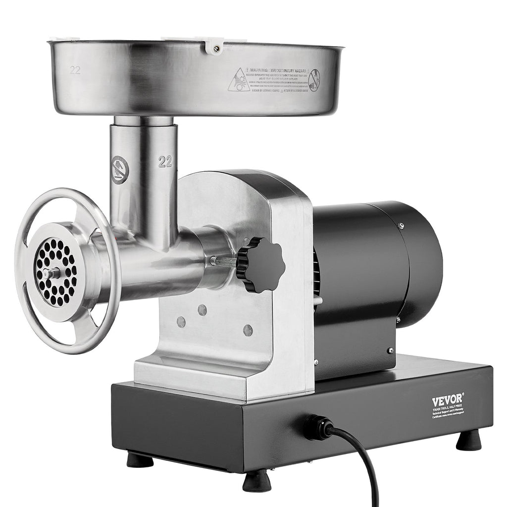 Elektrinė mėsos malimo mašina VEVOR 1A-EG822, 6,35 kg/min