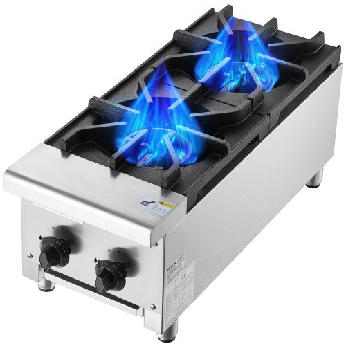 Profesionali dujinė viryklė VEVOR EUGHP-212, 14 kW