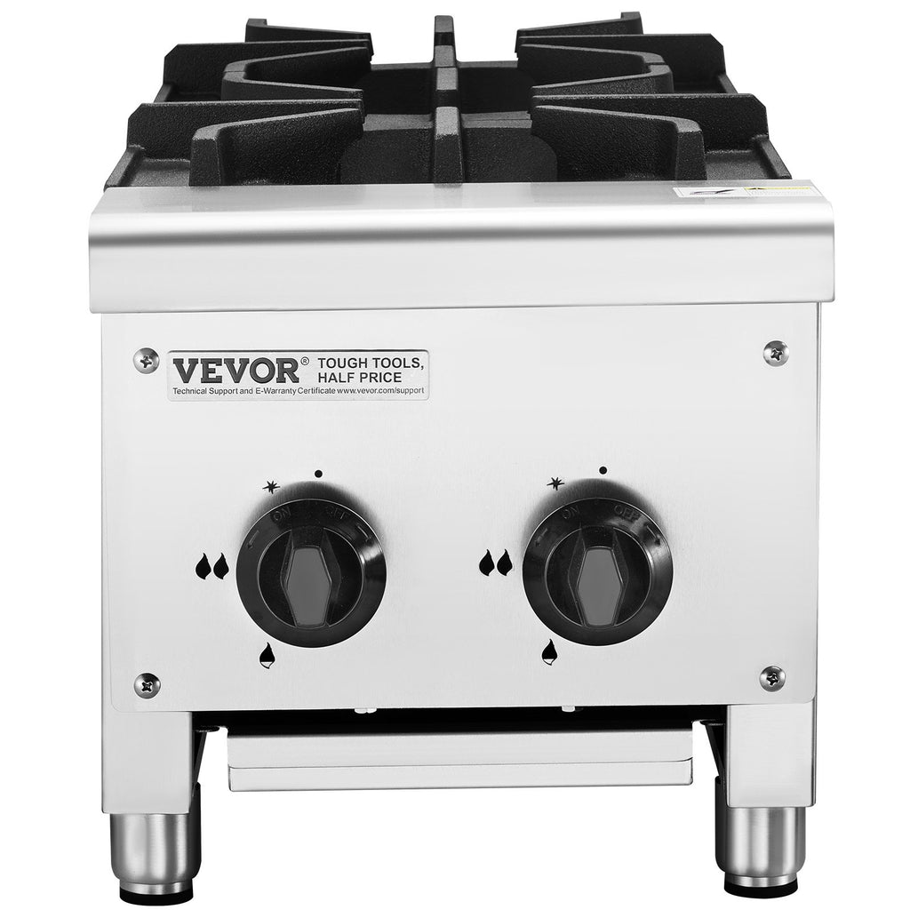 Profesionali dujinė viryklė VEVOR EUGHP-212, 14 kW