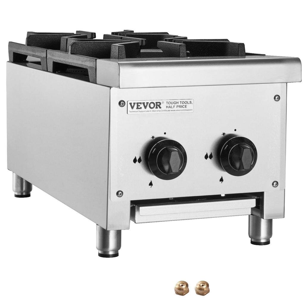 Profesionali dujinė viryklė VEVOR EUGHP-212, 14 kW