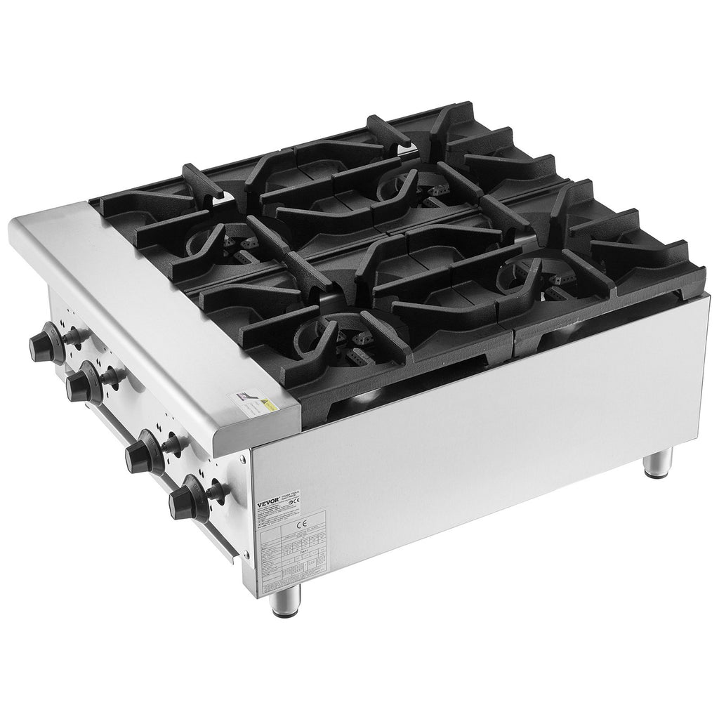 Pramoninė dujinė viryklė VEVOR EUGHP-424, 28 kW