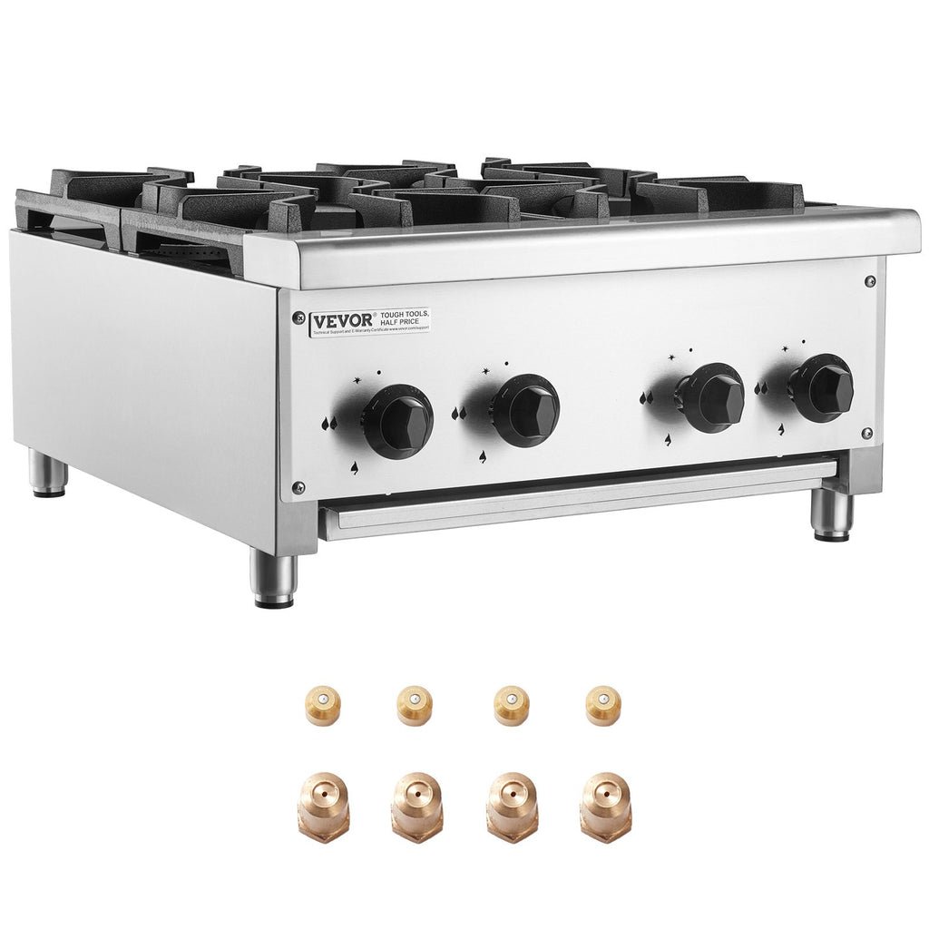 Pramoninė dujinė viryklė VEVOR EUGHP-424, 28 kW