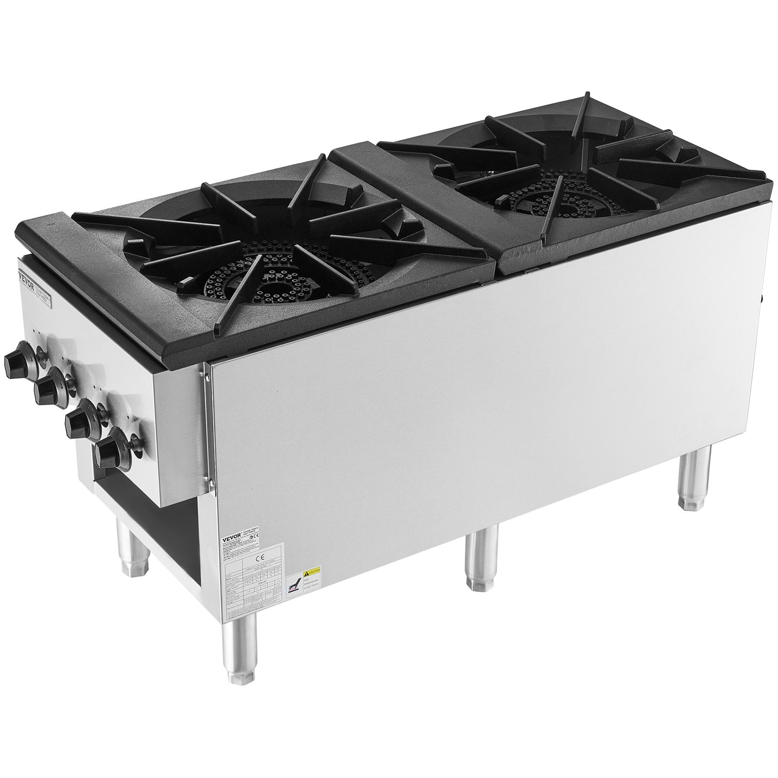 Pramoninė dujinė viryklė VEVOR EUGSP-18-25D, 52 kW