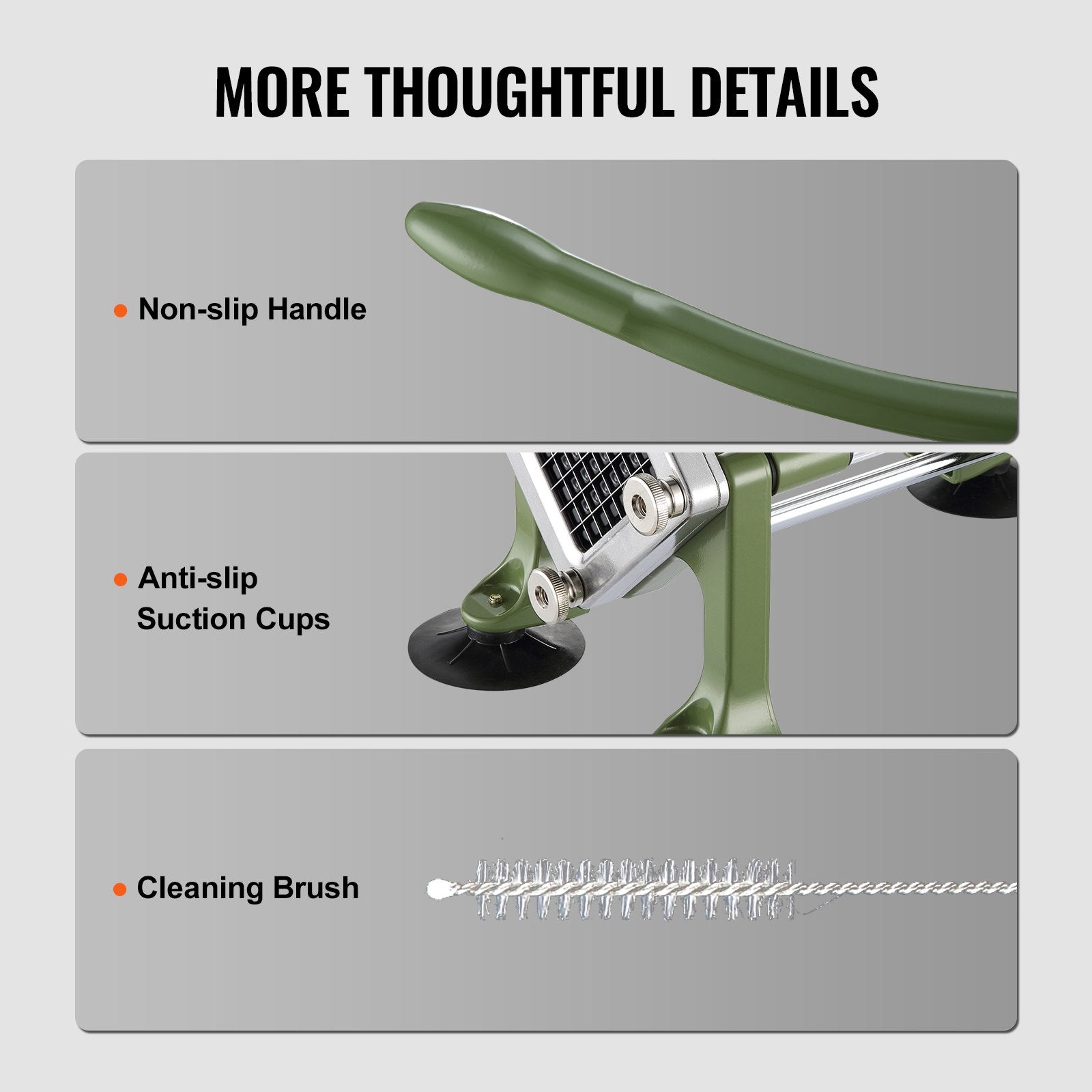 Bulvių pjaustyklė VEVOR LD02, 1/2 colio ašmenys