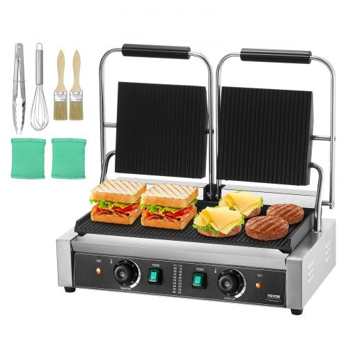 Profesionalus kontaktinis grilis VEVOR HT-813, 3600W