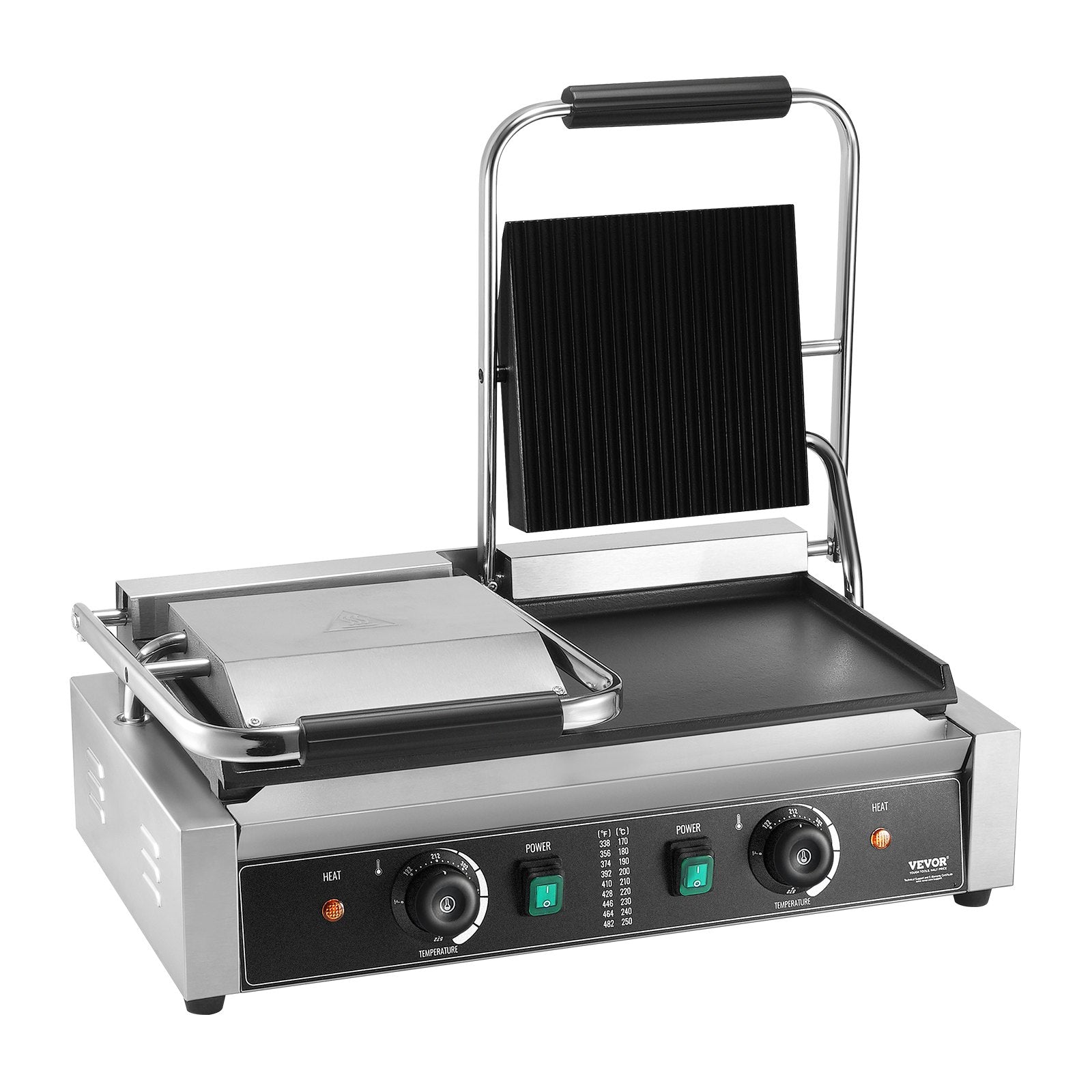 Kontaktinis grilis VEVOR HT-813A, 3600W