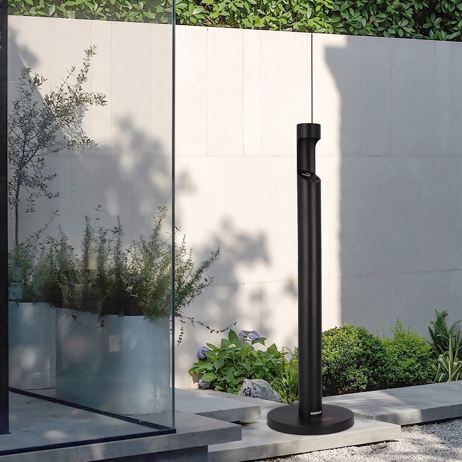 Lauko peleninė-šiukšliadėžė VEVOR YD-67B, 108 cm aukščio
