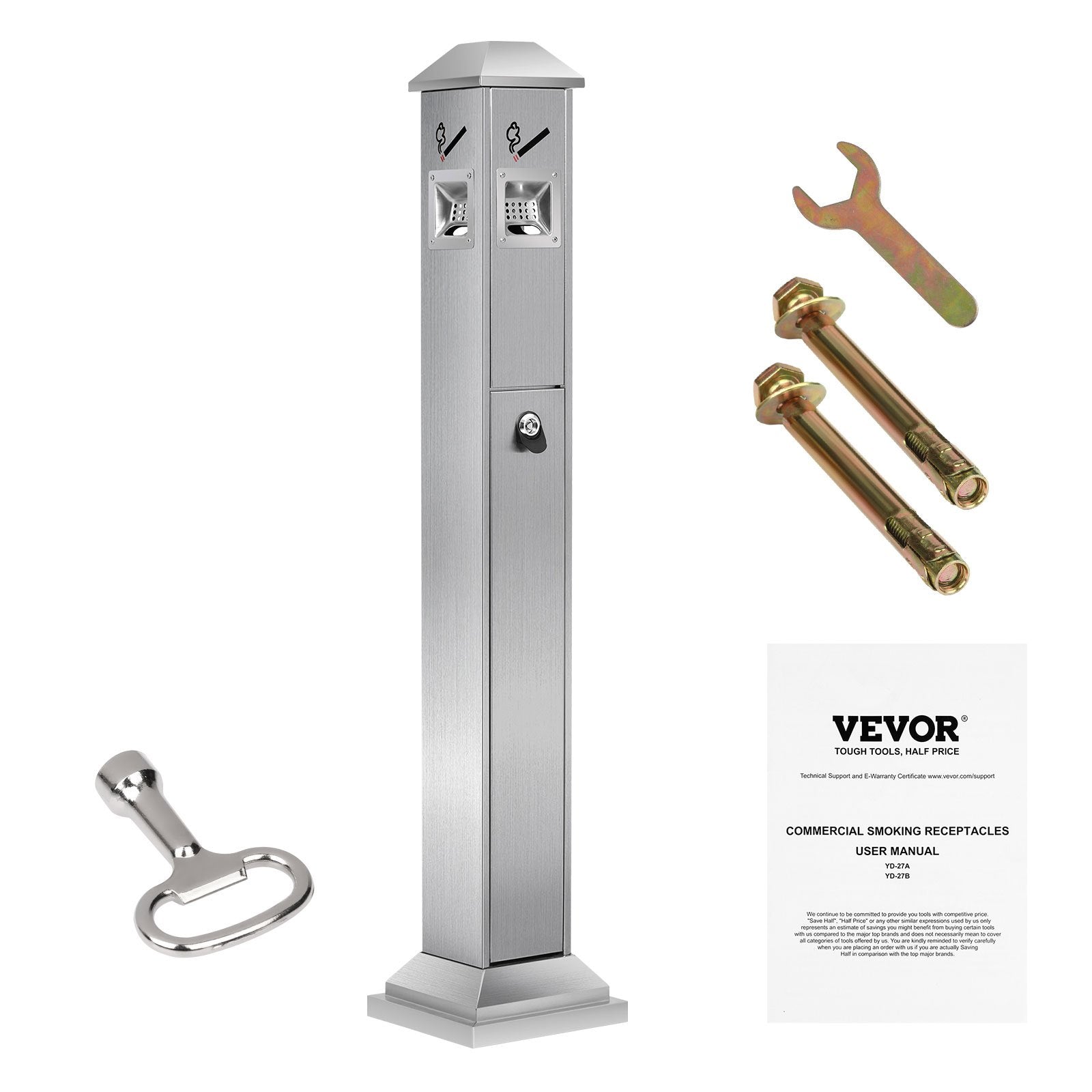 Lauko peleninė VEVOR YD-27A, nerūdijančio plieno