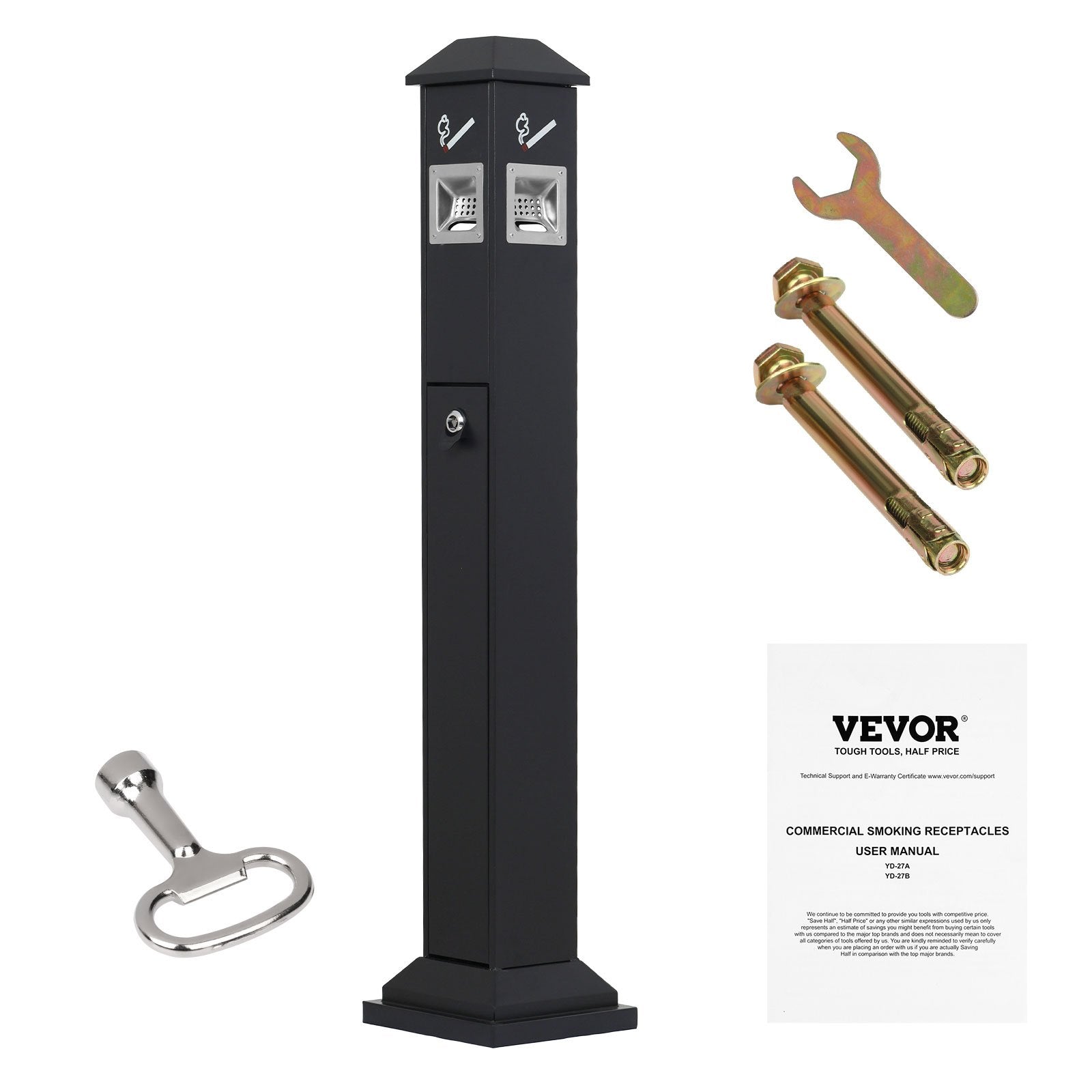 Lauko peleninė VEVOR YD-27B, 108 cm aukščio