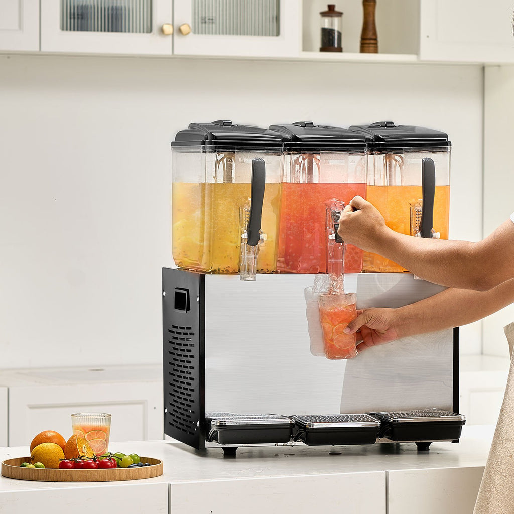 Gėrimų dozatorius VEVOR LYJ12LX3, 3 x 12 l