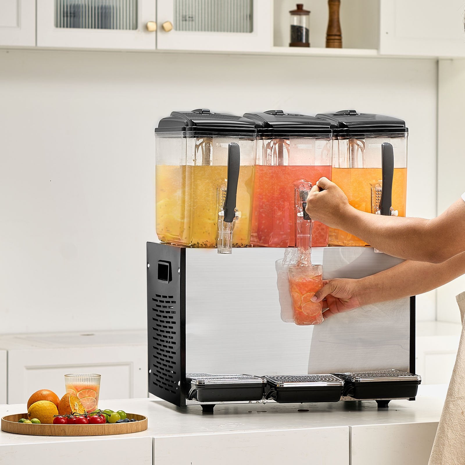 Gėrimų dozatorius VEVOR LYJ12LX3, 3 x 12 l