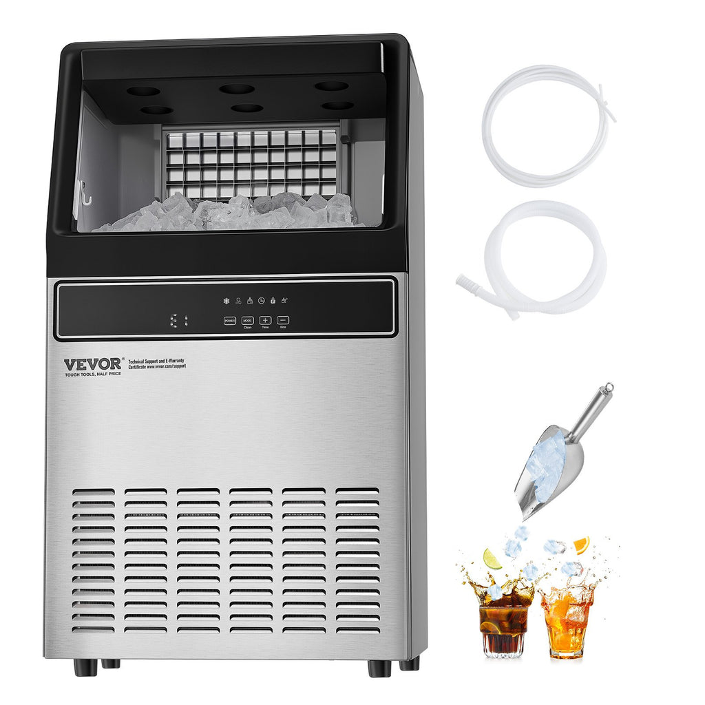 Pramoninis ledo generatorius VEVOR IMC9000B-CB, 50 kg/24 val.