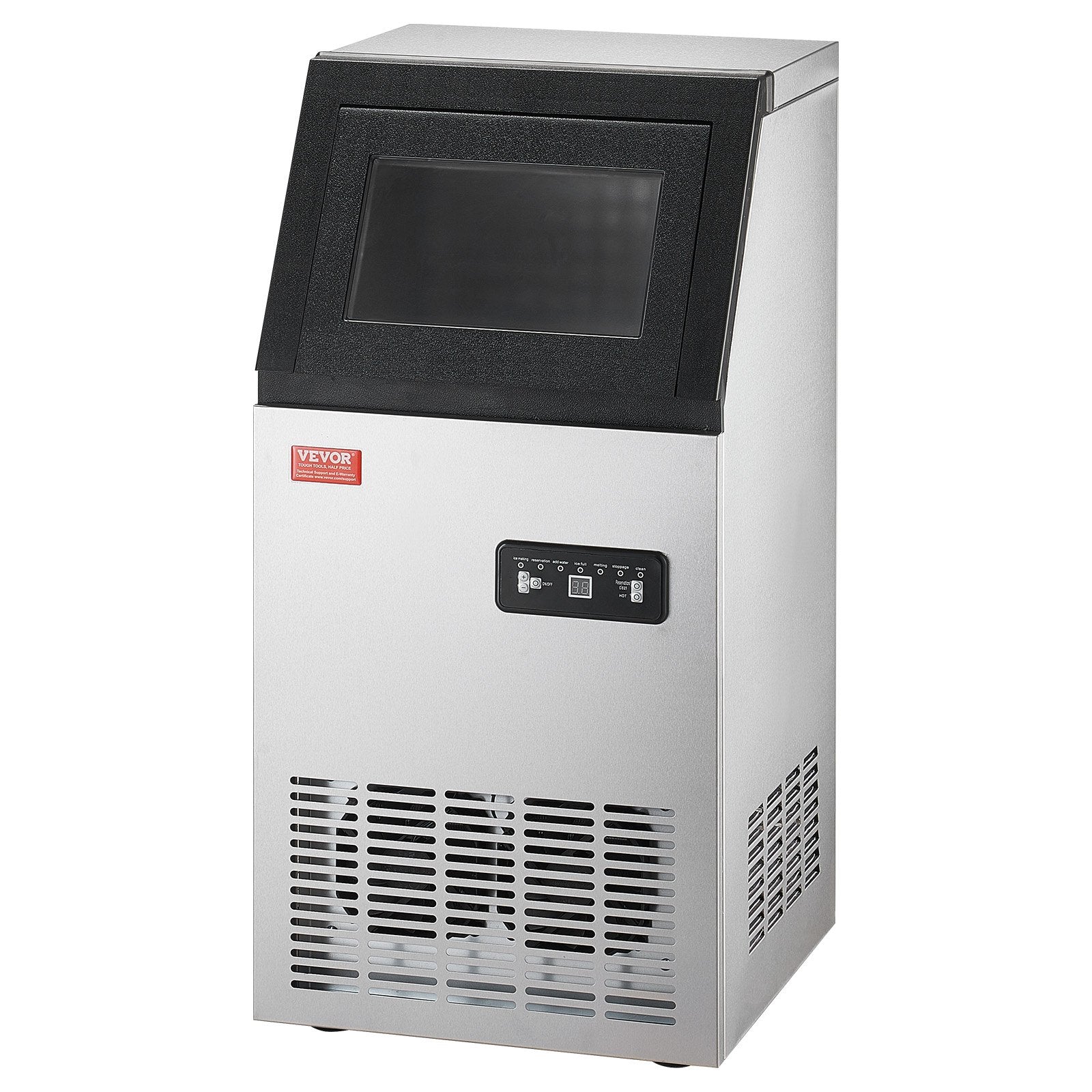 Komercinis ledo gaminimo aparatas VEVOR SKF-B40F, 50 kg/24 val.