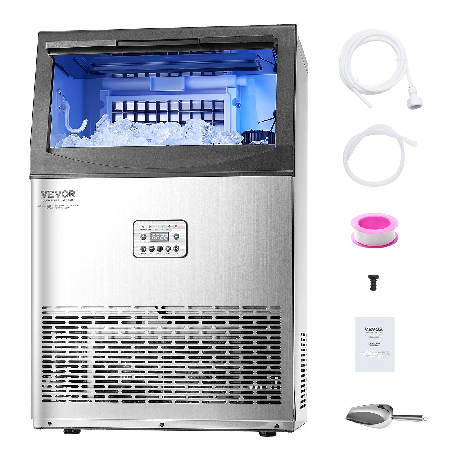 Pramoninis ledo generatorius VEVOR CIM-500T, 41 kg/para