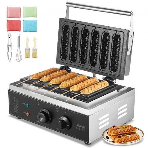 Lazdelinių vaflių keptuvė VEVOR HT-119, 1500 W