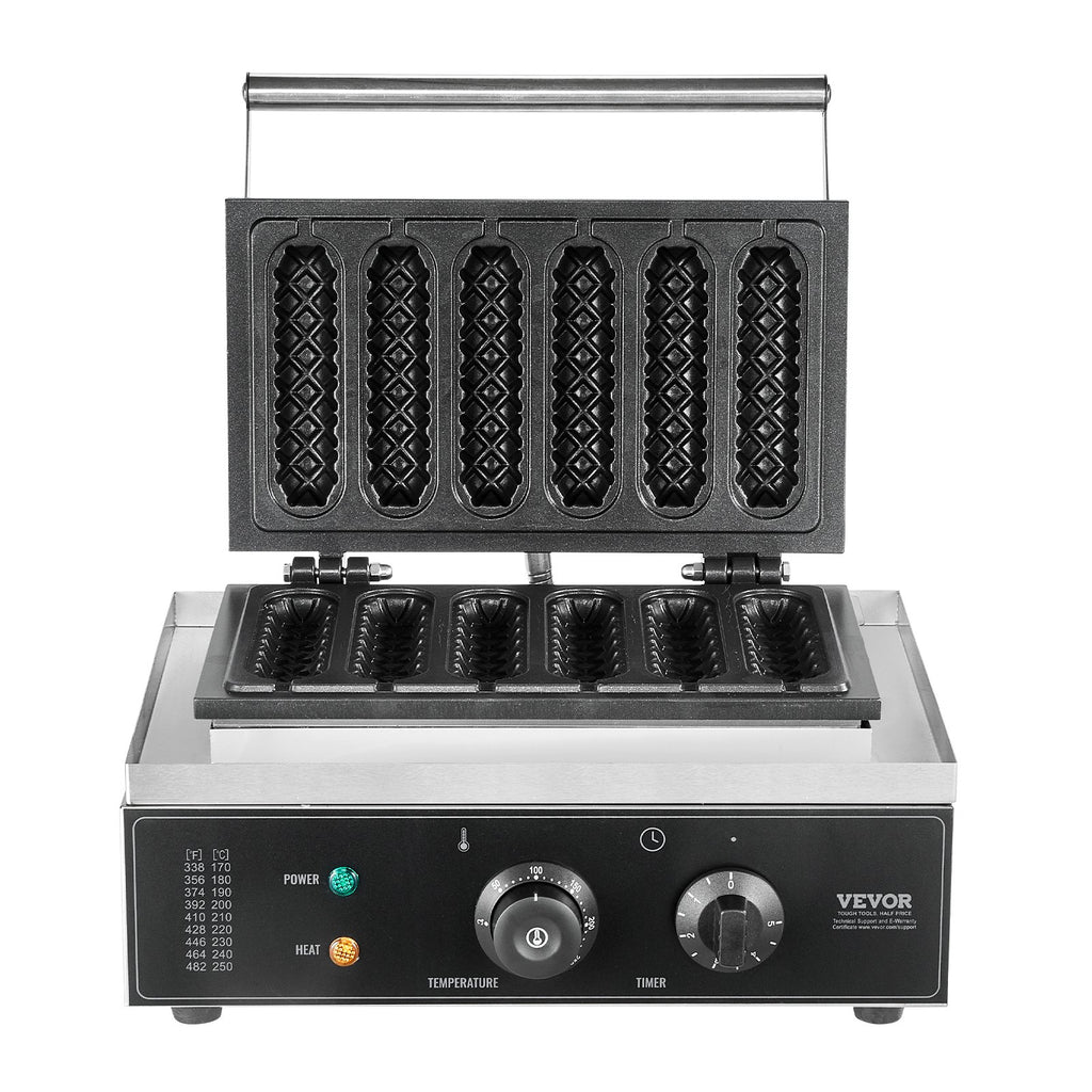 Lazdelinių vaflių keptuvė VEVOR HT-119, 1500 W